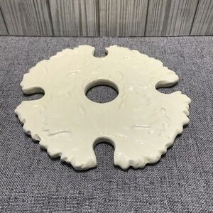 Ceramic Wine Bottle Caddy & Glass holder